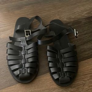 ASPS leather fisherman sandal